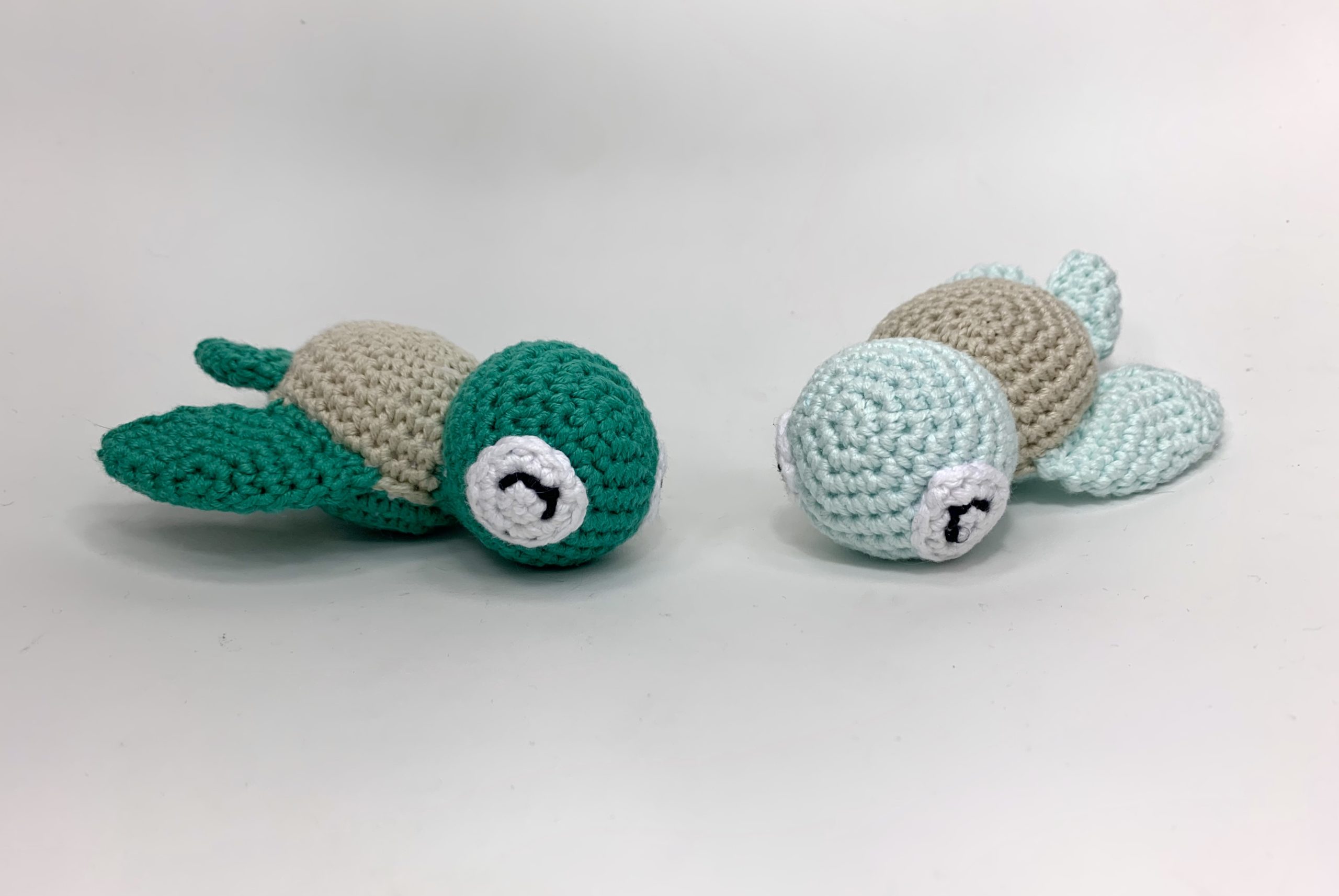 Tortues marines faites main au crochet, doudou fait main, Peluche pour enfant 100% coton, amigurumi