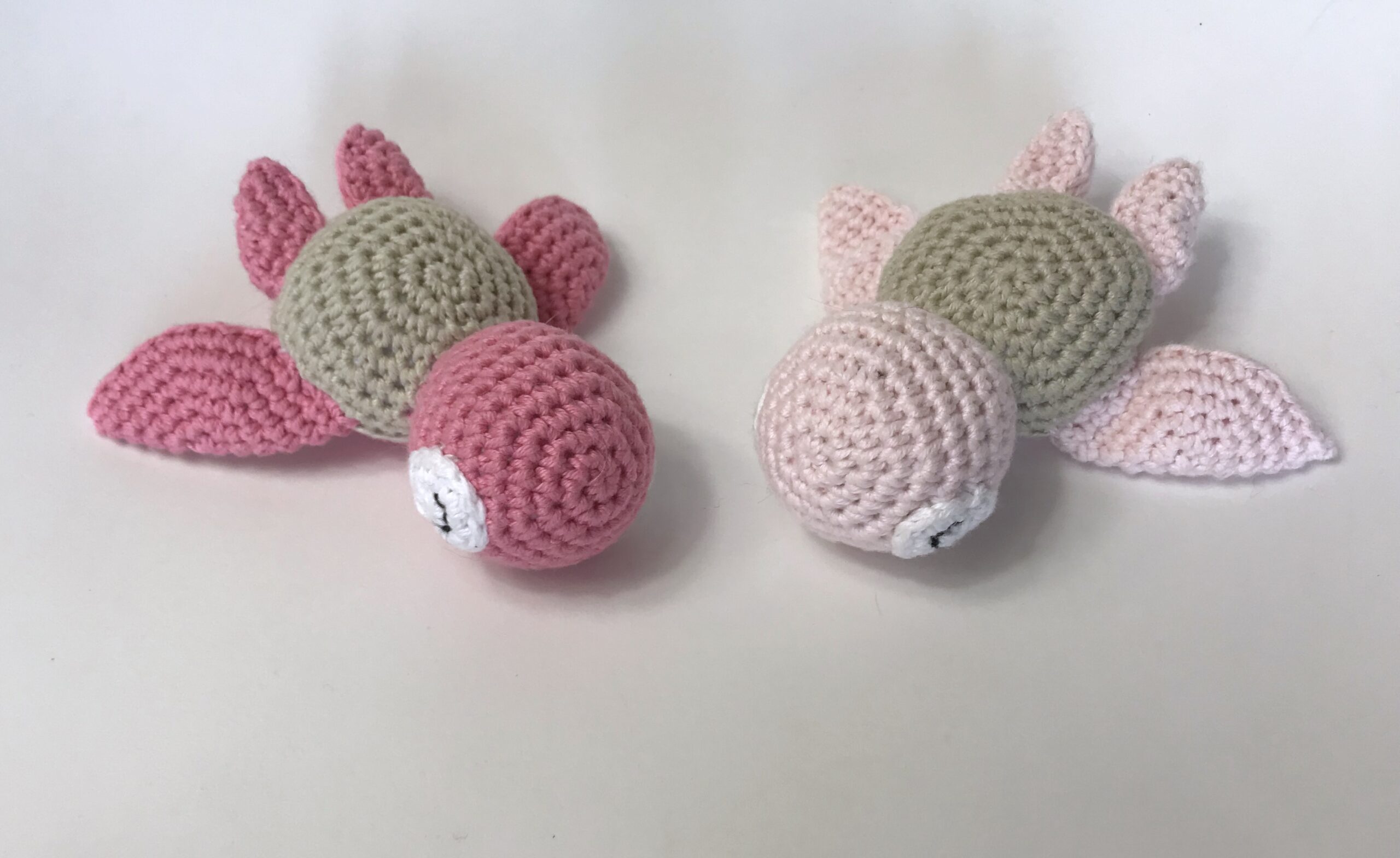 Maggie et Amina les tortues, Tortues marines faites main au crochet, doudou fait main, Peluche pour enfant 100% coton, amigurumi